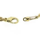 Image 7 of Bicolor gold Figarope bracelet; Cento group | 16.5 cm