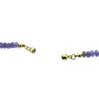 Image 5 of Amethyst bead necklace with gold clasp | 45 cm