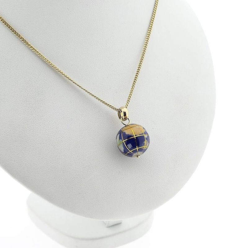 Image 6 of Gold Cable Car Pendant; San Francisco