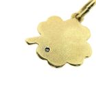 Image 5 of Gold pendant of a four-leaf clover with diamond | 0.005 ct.