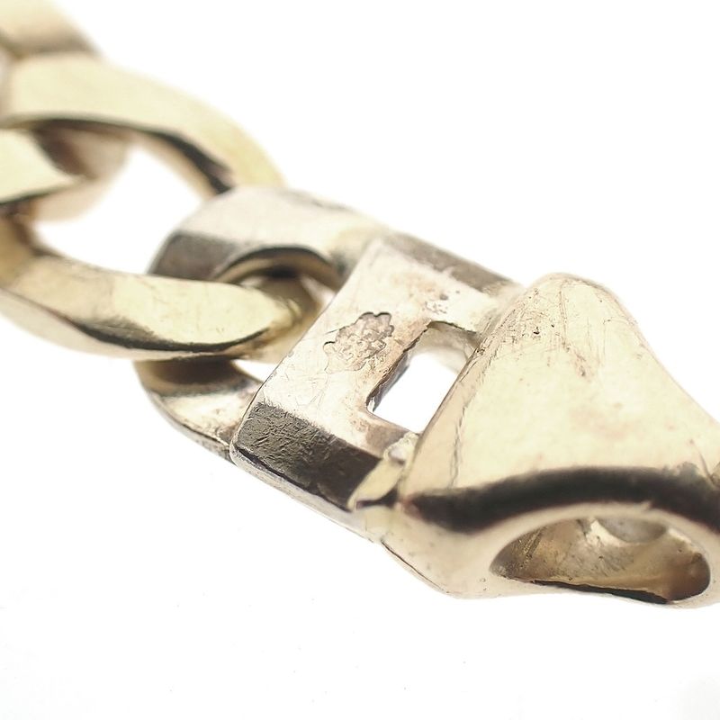 Image 9 of Two-tone gold navy link bracelet | 21.5 cm