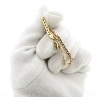 Image 7 of Gold flat anchor link bracelet | 20.5 cm
