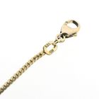 Image 9 of Gold flat cardano link chain with fixed pendant