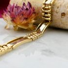 Image 2 of Two-tone gold fantasy link bracelet