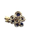 Image 6 of 18 carat gold pendant with lapis lazuli