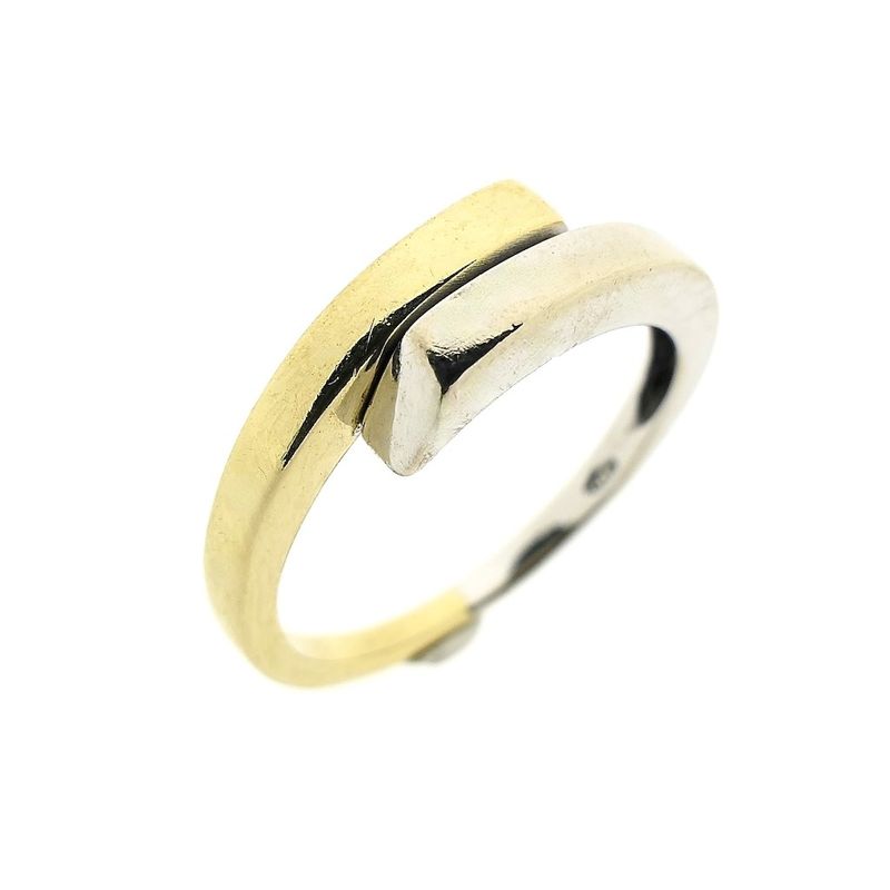 Image 1 of Two-tone gold ladies ring