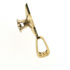 Image 9 of Gold subtle star pendant with diamond | 0.035 ct.