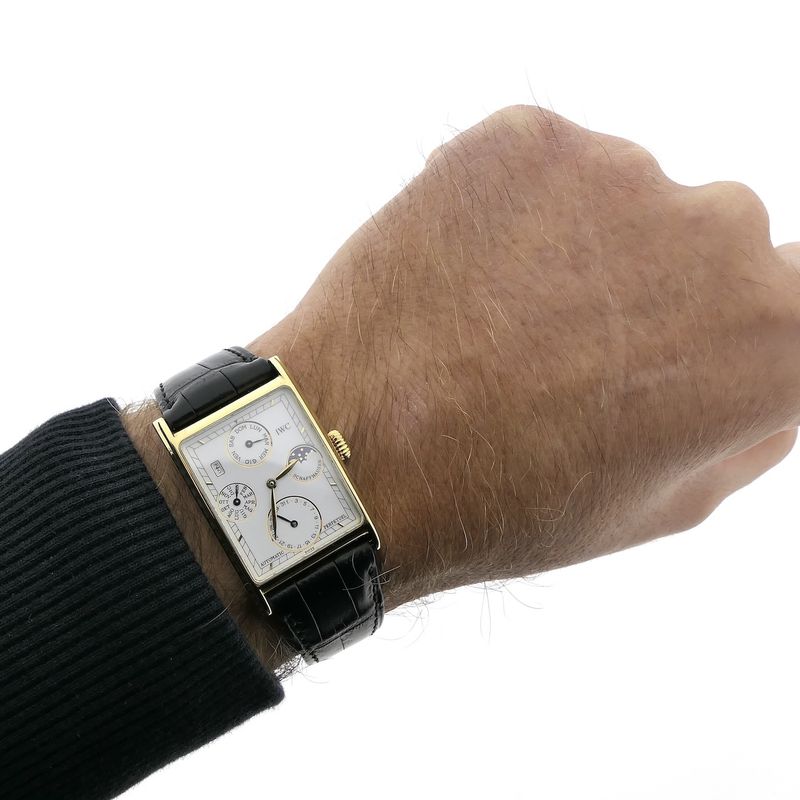 Image 11 of IWC Novecento Perpetual Calendar Moonphase IW3545; 18k. Gold men's watch
