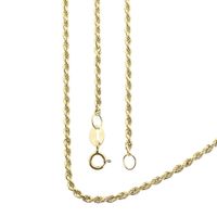 Gold twisted link chain