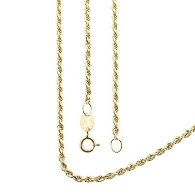 Gold twisted link chain Image 1 of Gold twisted link chain