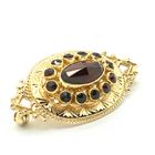 Image 2 of Antique gold brooch with garnet