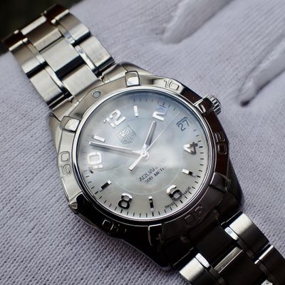 Image 2 of TAG Heuer Aquaracer 'Mother Of Pearl'; Ladies watch