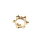 Image 3 of Pandora spacer; Gold; Dots