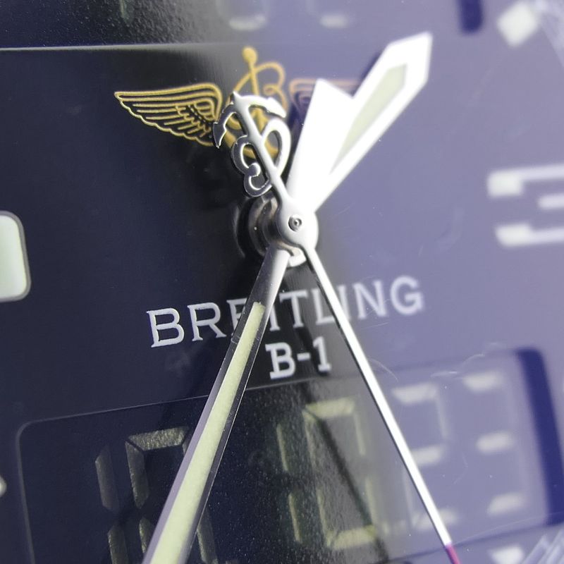 Image 19 of Breitling B-1 A68362; Analog/digital men's pilot's watch