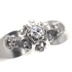 Image 5 of Vintage white gold ring with diamond | 0.06 ct.