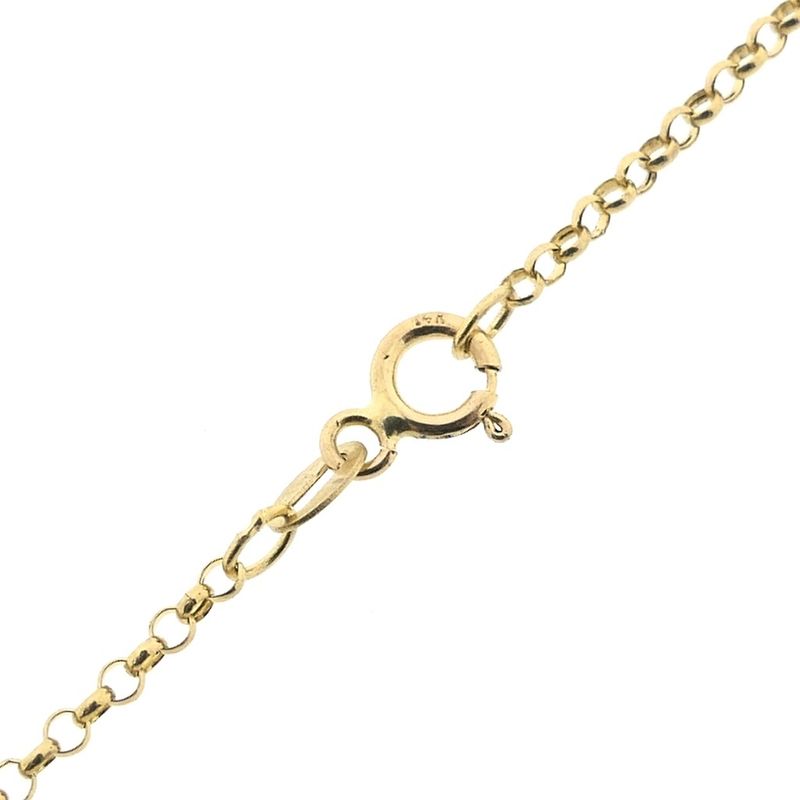 Image 7 of Gold jasseron link necklace | 42 cm