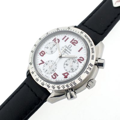 Image 1 of Omega Speedmaster Reduced; Chronograph watch with mother-of-pearl dial