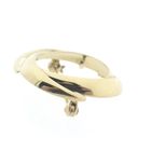 Image 3 of Vintage gold abstract brooch