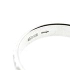 Image 6 of Silver ring with facets