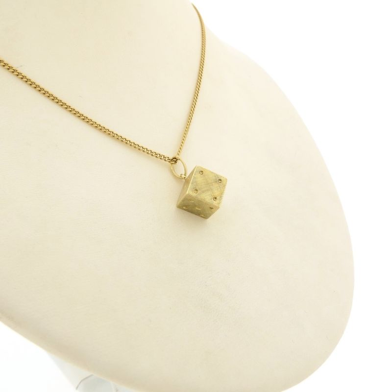 Image 5 of Gold pendant of a dice
