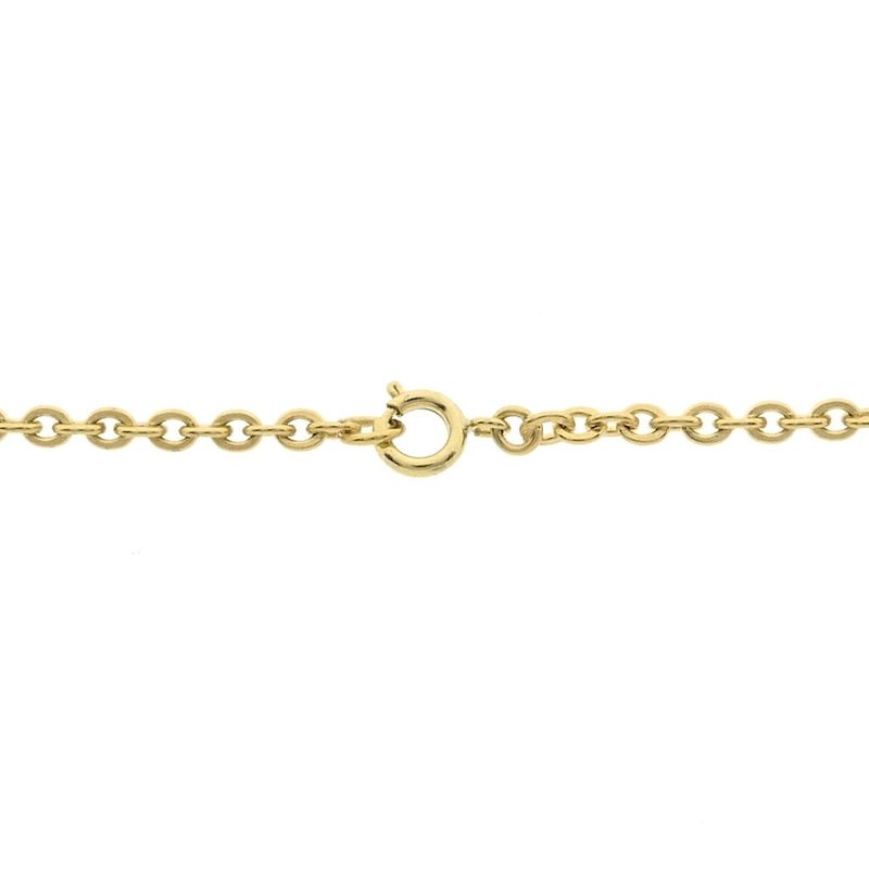 Image 5 of Gold anchor link necklace