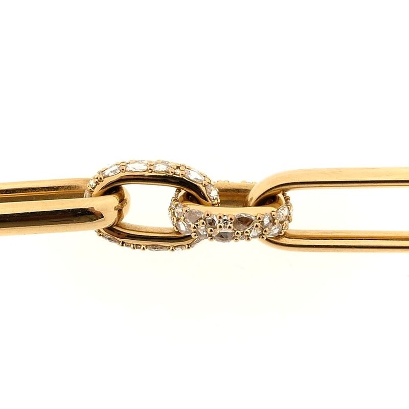 Image 5 of ROOS1835; Rose Gold Necklace with Diamonds; 1.78 ct.