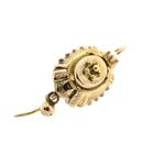 Image 5 of Gold stud earrings with pearl | Antique/vintage