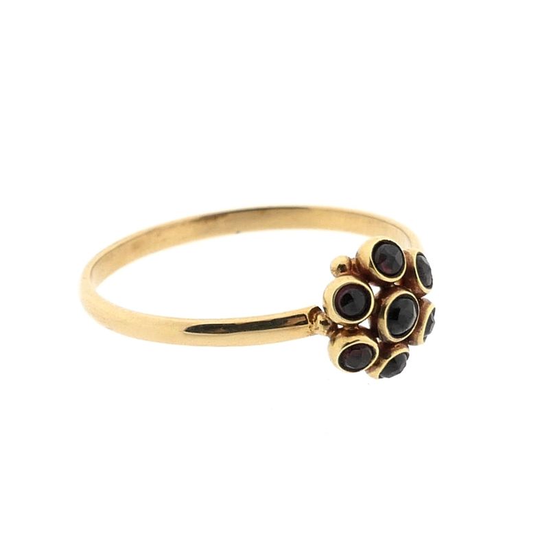 Image 7 of Gold ring with garnet