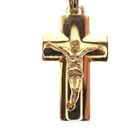 Image 3 of Vintage gold pendant of a cross with corpus