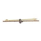 Image 1 of Antique rose gold brooch with diamond