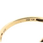 Afbeelding 9 van Gouden ring met saffier en diamant; 0,04 ct.