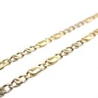Image 5 of Two-tone gold navy link necklace