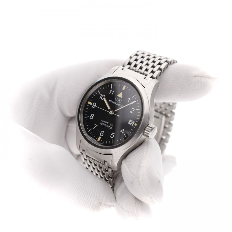 Afbeelding 5 van IWC Pilot's Watch Mark XII IW3241; Vintage Heren Horloge (Full-Set)