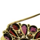 Image 9 of Vintage gold brooch with garnet