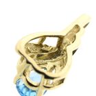 Image 6 of Gold pendant with Aquamarine