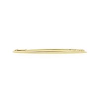 Vintage narrow gold brooch