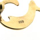 Image 7 of Gold letter brooch; letter E