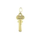 Image 1 of 18 carat gold pendant of a key