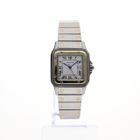 Image 23 of Cartier Santos Carree Automatic 2961; 18k. Gold/steel watch