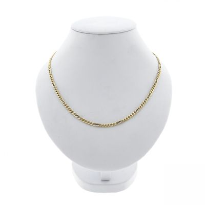 Image 1 of Two-tone gold gourmet/fantasy link chain