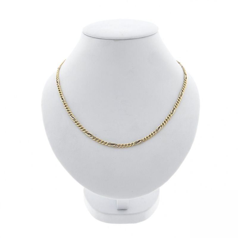 Image 1 of Two-tone gold gourmet/fantasy link chain