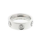 Image 5 of White gold LOVE ring set with diamond; Cartier