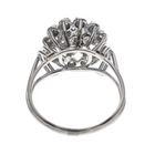 Image 7 of 18 carat white gold cocktail ring with 0.66 ct diamond.