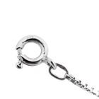 Image 7 of White gold Venetian chain | 40 cm