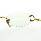 Image 9 of Vintage Cartier glasses with clear glass; Vermeil; 18-130