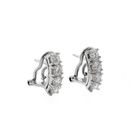 Image 3 of White gold stud earrings with diamonds 1.12 ct.