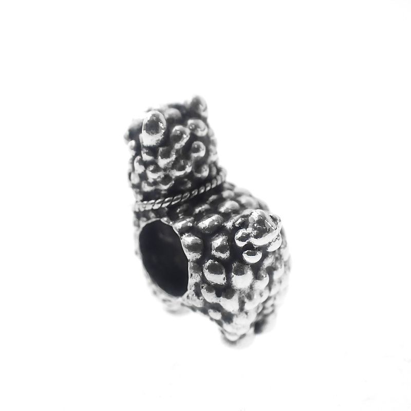Image 5 of Pandora charm; Silver; Fluffy Llama