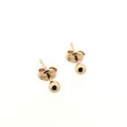 Image 7 of Rose gold stud earrings | Blush