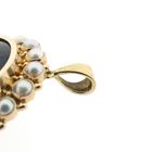 Image 3 of Two-tone gold brooch/pendant with enamel