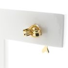 Image 5 of Gold Dolphin Earrings with Zirconia